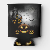 Halloween - Spooky Pumpkins Grey Moon - All Opt Blikjeskoeler (Voorkant)