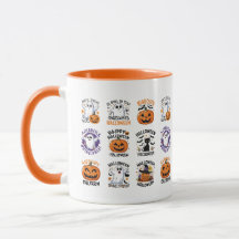 Halloween Spooky Puns" Leuke en humoristische Mok