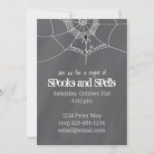 Halloween Spooky Scary Spider Web Fun Party Kaart (Voorkant)