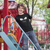 Halloween Spooky Schattige Zwart-Wit Ogen T-shirt