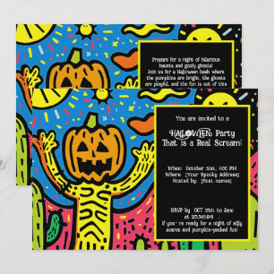 Halloween Spooky Scribble Shindig Kaart