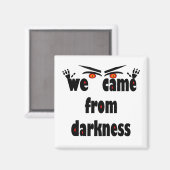 Halloween spooky-seizoen hier magneet (Voorkant / Achterkant)