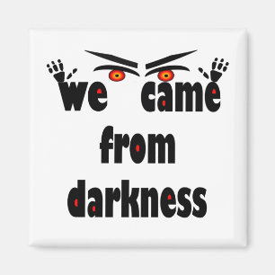 Halloween spooky-seizoen hier magneet