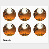 Halloween Spooky Silhouettes Sticker (Vel)