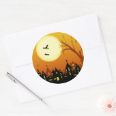 Halloween Spooky Silhouettes Sticker (Envelop)