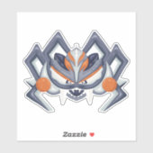 Halloween Spooky Spider / King of Pumpkin Sticker (Vel)