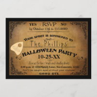 Halloween Spooky Spirit Board Party Uitnodiging