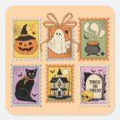 Halloween Spooky Stamps Sticker Sheet (Voorkant)