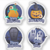 Halloween spooky sticker collection (Voorkant)