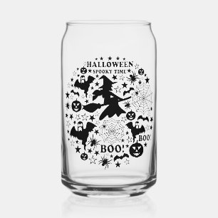Halloween Spooky Time Blikvorm Glas