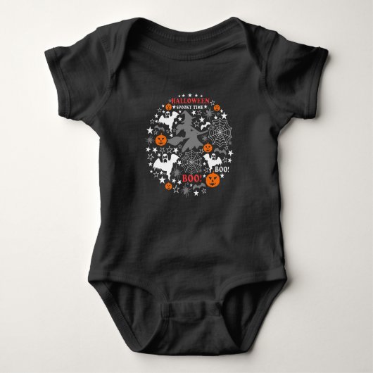 Halloween Spooky Time Romper (Voorkant)