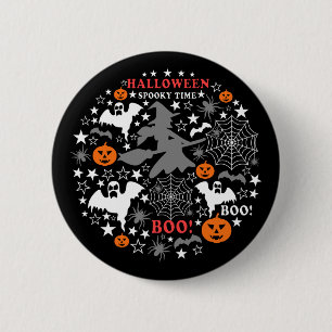 Halloween Spooky Time Ronde Button 5,7 Cm