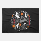 Halloween Spooky Time Theedoek (Horizontaal)