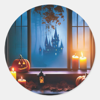 Halloween Spooky Uitzicht Sticker
