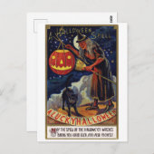 Halloween spreuk briefkaart (Voorkant / Achterkant)