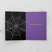 Halloween Spukhuis 5" x 7" Wenskaart Kaart (Binnen)