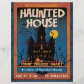 Halloween Spukhuis Flyer (Voorkant)