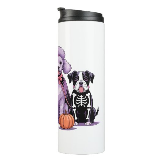 Halloween Squad Dog Thermosbeker (Geroteerd rechts)