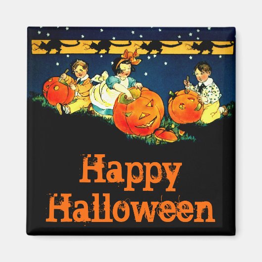  Halloween Square Magnet Magneet (Voorkant)