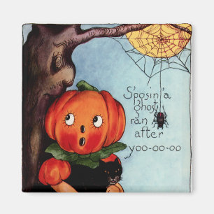 Halloween Square Magnet Magneet