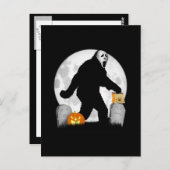 Halloween Squatchin' Briefkaart (Voorkant / Achterkant)