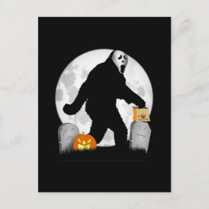 Halloween Squatchin' Briefkaart