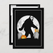 Halloween Squatchin' Briefkaart (Voorkant / Achterkant)