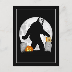Halloween Squatchin' Briefkaart