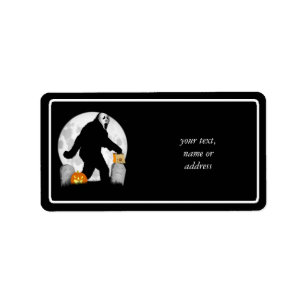 Halloween Squatchin' Etiket