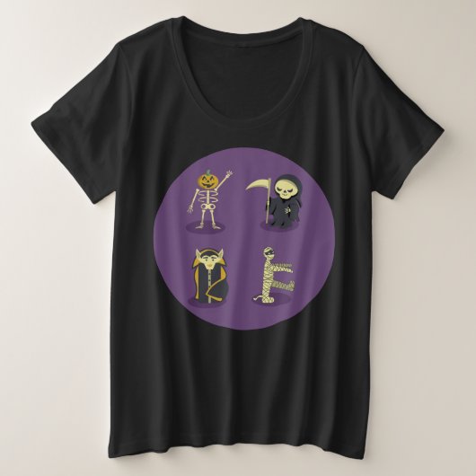 Halloween Squelette Dracula Mummy Griffe Reaper (Design devant)