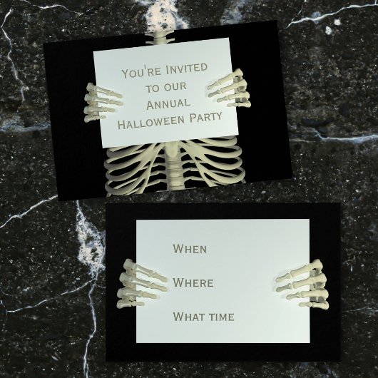 Halloween Squelette Partie Mini Invitations 100 Pa