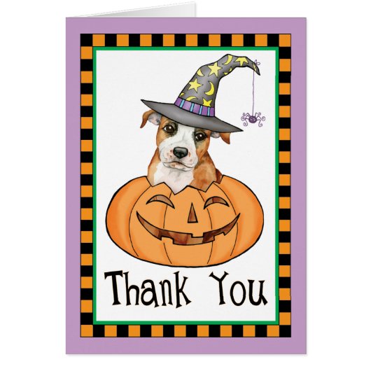 Halloween Staffordshire Bull Terrier Merci (Devant)