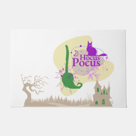 Halloween Stamp Collectie "Hocus Pocus" Deurmat (Voorkant)