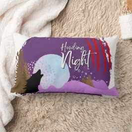 Halloween Stamp Collectie "Howling Night" 13 x21" Kussen