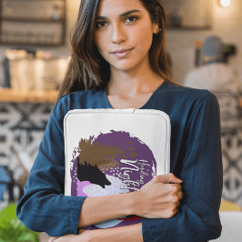 Halloween Stamp Collectie "Howling Night" Laptop Sleeve