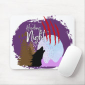 Halloween Stamp Collectie "Howling Night" Muismat (Met muis)