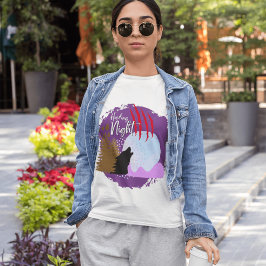 Halloween Stamp Collectie "Howling Night" T-shirt