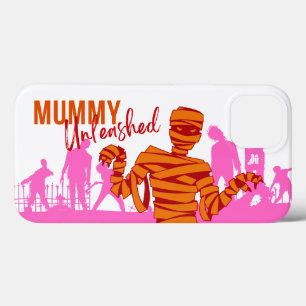 Halloween Stamp Collectie "Mummy Unleashed" iPhone 13 Hoesje