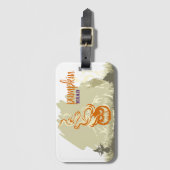 Halloween Stamp Collection "Pumpkinhead" Bagagelabel (Voorkant (verticaal))