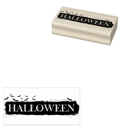 Halloween Stamp Rubberstempel (Gestempeld)