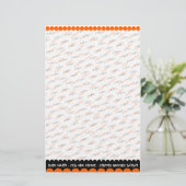 Halloween Stationery Sjabloon Briefpapier (Staand voorkant)