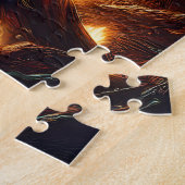 Halloween Steampunk Bosheks Legpuzzel (Zijkant)