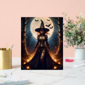 Halloween Steampunk Forest Witch Acryl Bord (Huwelijk)