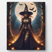 Halloween Steampunk Forest Witch Fotoplaat (Voorkant)
