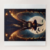 Halloween Steampunk Forest Witch Legpuzzel (Horizontaal)