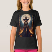 Halloween Steampunk Forest Witch T-shirt (Voorkant)