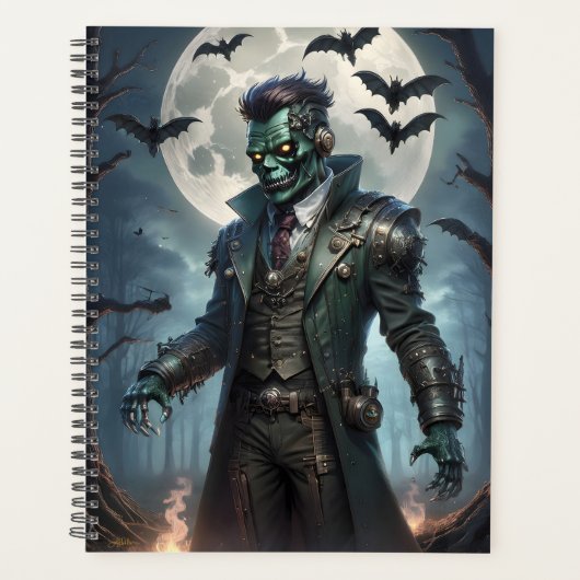 Halloween Steampunk Frankenstein's Monster Planner (Voorkant)