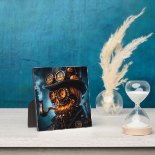 Halloween Steampunk Gothic Jack-O-Lantern Fotoplaat