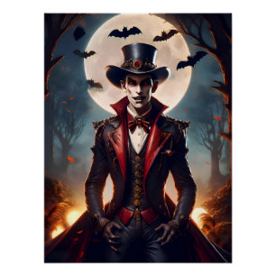 Halloween Steampunk Gotische Zombie Vampier Perfect Poster