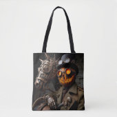 Halloween Steampunk Jack-O-Lantern Horseman Draagtas (Voorkant)